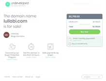 Tablet Screenshot of lullabi.com